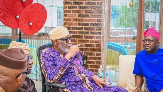 Akeredolu meets south west governors amid incapacitation rumours | the guardian nigeria news