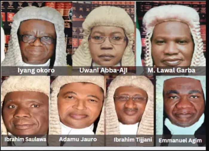 Meet 7 Supreme Court justices to determine fate of Tinubu, Atiku, Obi today