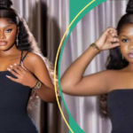 Lady photoshops face on ama reginald's body.