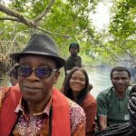 Stop Playing Politics With Climate Change Qa With Nigerias Nnimmo Nnimmo bassey and team during a visit to a preserved mangrove forest in kono, rivers state.