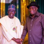 Tinubu meets with jonathan at aso villa⁣