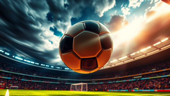 A dynamic image of a football match, symbolizing nasarawa united's victory.