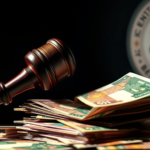 Current Post Image 2 Gavel and naira notes symbolizing the legal challenge to the cbn's atm fee increase.