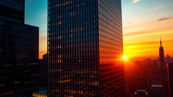 Image of a new york city skyscraper representing a successful nigerian entrepreneur's business deal.