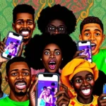 Current Post Image 35 Collage of people reacting to viral nigerian videos