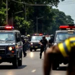 Current Post Image 49 Police and protesters in anambra during biafra day.