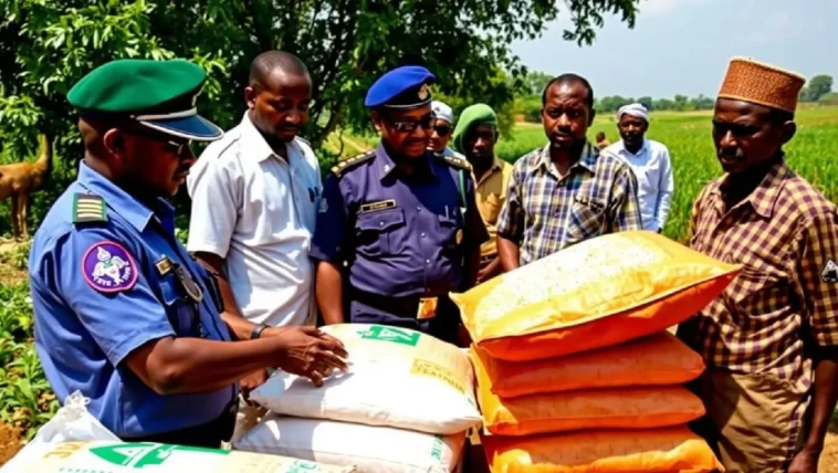 Fake fertilizer bags seized in Bauchi.