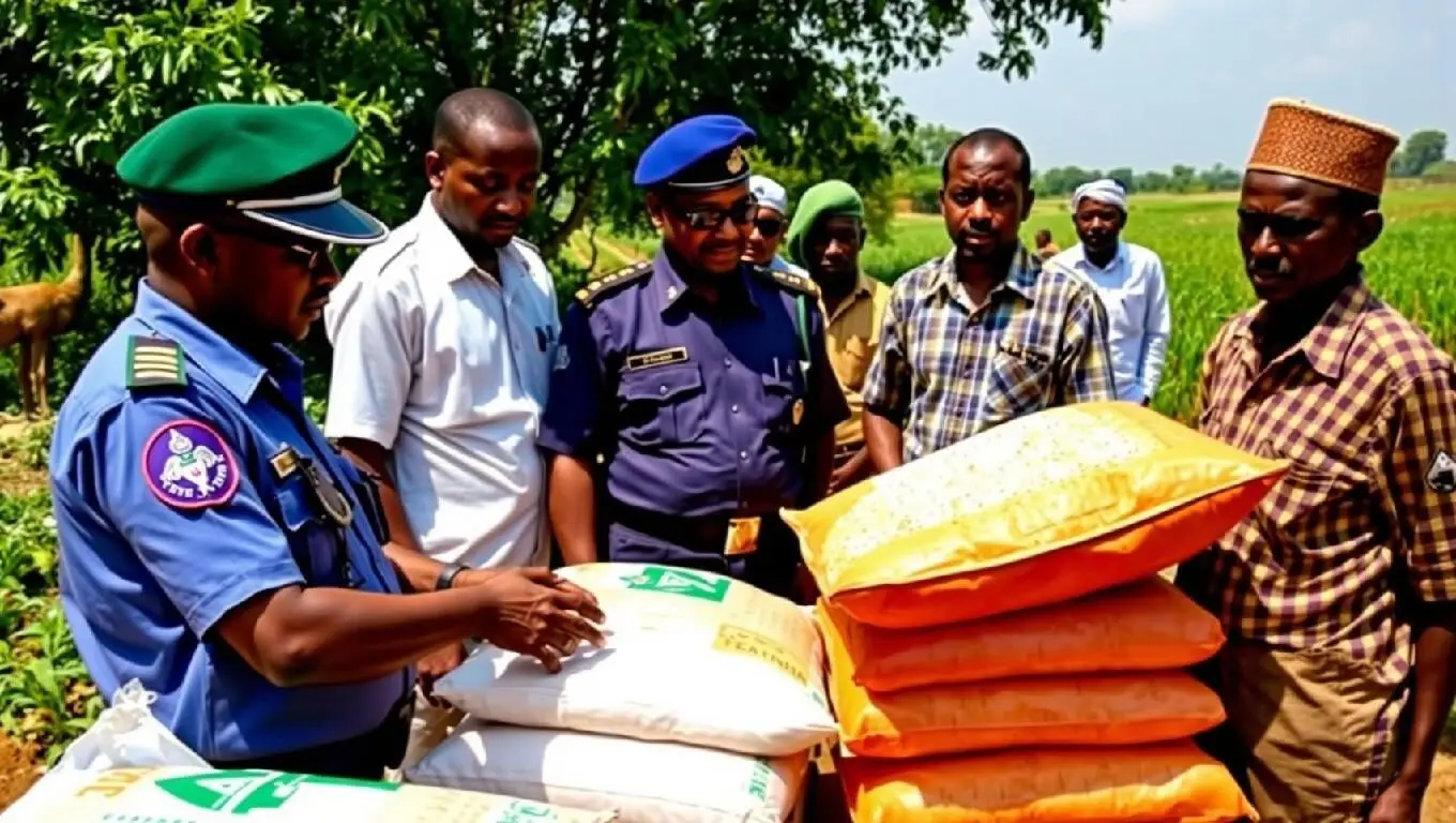 Fake fertilizer bags seized in Bauchi.
