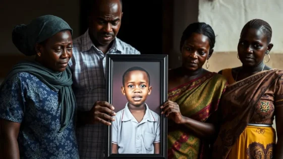 Grieving family seeking justice for a teenager killed by police in ibadan.