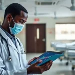 A professional medical setting in nigeria representing healthcare infrastructure and funding needs.