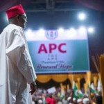 Governor abba kabir yusuf at his apc formal registration event in kano.