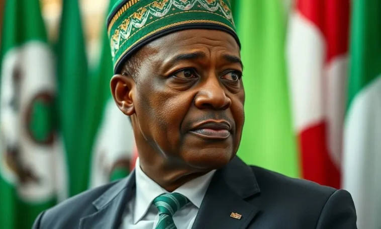 Portrait of a nigerian lawmaker representing the political shift in borno state.