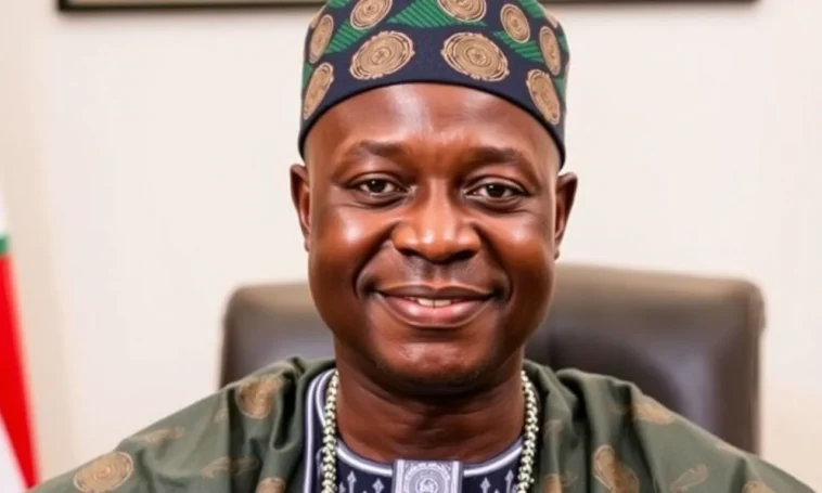 Portrait of governor seyi makinde of oyo state.