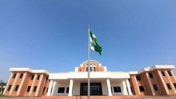 The exterior of the kwara state house of assembly building in ilorin.