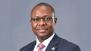 Portrait of Dr. Bosun Tijani, Nigeria's Minister of Communications.