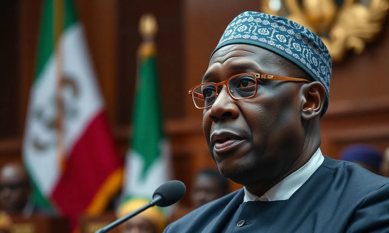 President bola tinubu in official attire, representing nigerian executive leadership.