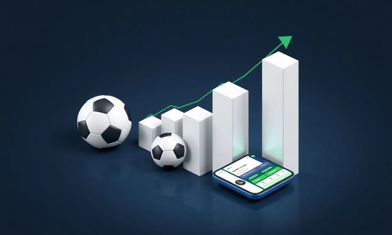 Bar chart showing global sports betting market reaching 325. 71 billion usd by 2035.