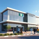 Architectural rendering of the new n1 billion jamb cbt center in borno state.