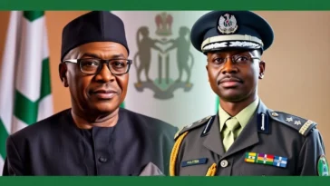 New Inspector General of Police Tunji Disu and President Bola Tinubu.