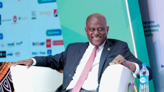 Portrait of olayemi cardoso, governor of the central bank of nigeria.